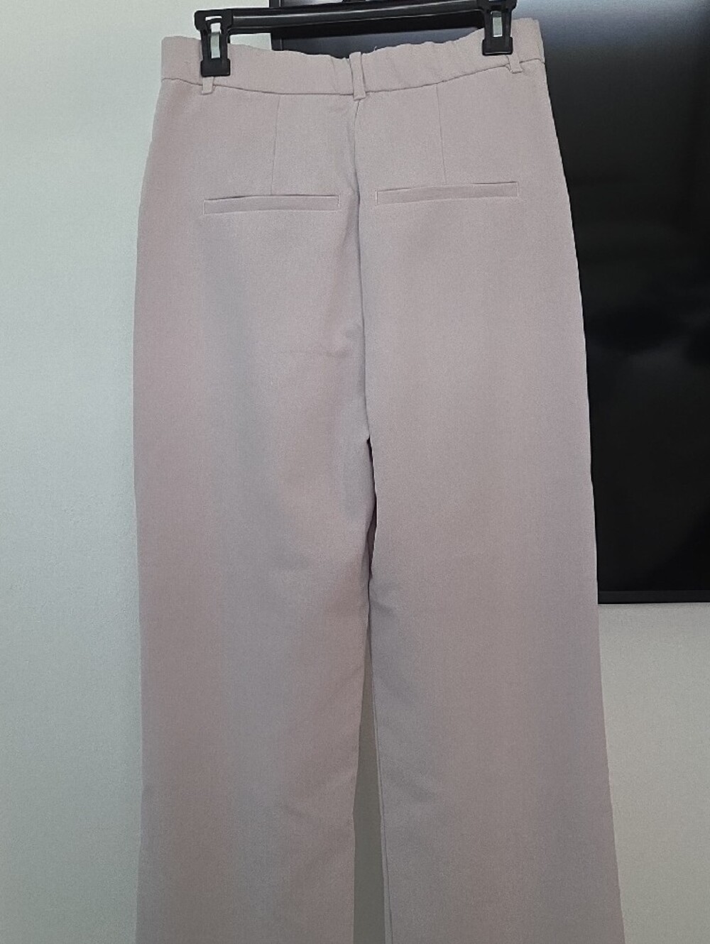 Abercrombie & Fitch Light Khaki Wide-Leg Trousers - Picture 3 of 3